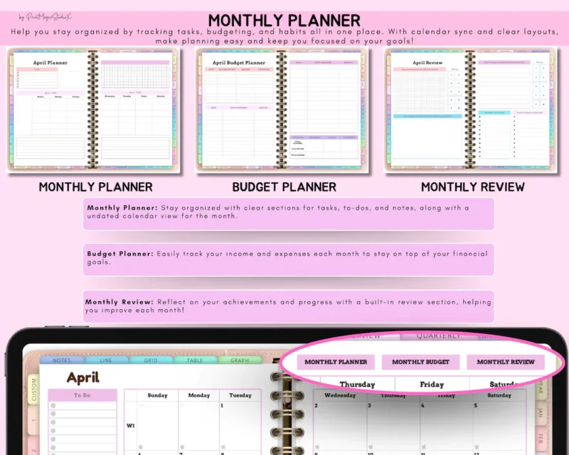 The Best All-in-One Digital Planner 2025 2026 2027 - Image 6
