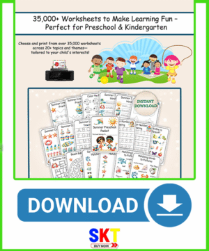 35,000+ Worksheets to Make Learning Fun – Perfect for Preschool & Kindergarten