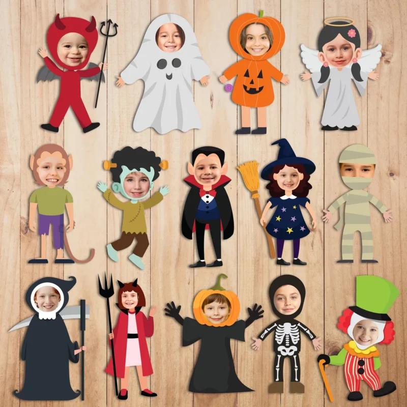 Halloween Classroom Decor Set | Photo Frames + Bulletin Board Kit | Digital Download - Image 2