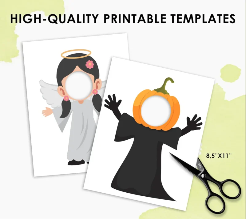 Halloween Classroom Decor Set | Photo Frames + Bulletin Board Kit | Digital Download - Image 5