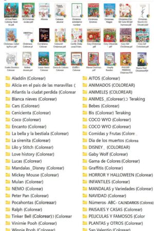 COLORING BOOKS .PDF +5000